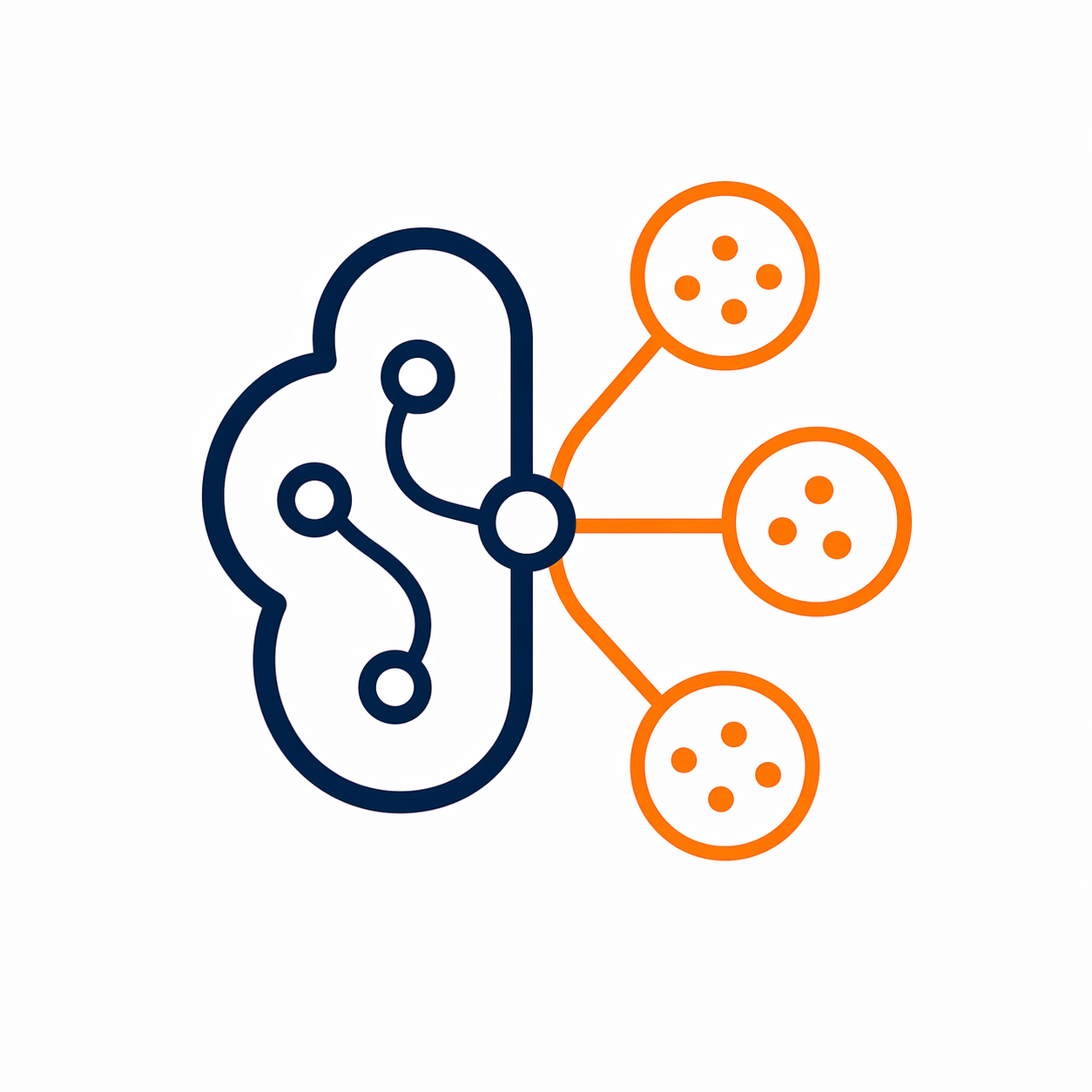 Unsupervised learning icon